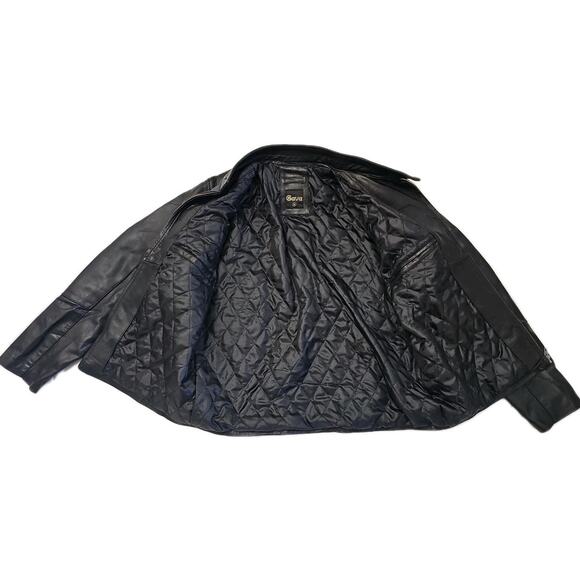 Cava Harley-Davidson Motorcycles Legendary Leather Jacket Black Size 3XL Zip - Picture 6 of 8